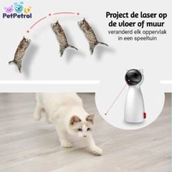 PetPetrol Automatisch Kattenspeeltje – Laser – Kattenlaser - Intelligent Interactief Voor Katten – Laser Kat – 9 Verschillende Standen – Incl. Oplaadkabel – Geruisloze Motor -Kattenspeelgoed Winkel 1200x1200 926