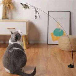 Kattenspeelgoed - Simulatie Vogel - Interactieve Grappige Kattenspeeltjes - Kattenhengel Met Zuignap + 4 Vogels + Een Kattenhengel GRATIS -Kattenspeelgoed Winkel 1200x1200 941