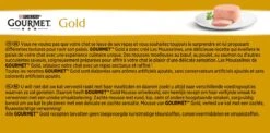 Gourmet Gold Mousse - Kattenvoer Natvoer - Met Tonijn, Lever, Kalkoen, Rund - 48 X 85 G -Kattenspeelgoed Winkel 1200x591