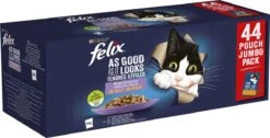 Felix Elke Dag Feest Mix Selectie In Gelei - Katten Natvoer - 44 X 85g -Kattenspeelgoed Winkel 1200x611