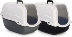 Beeztees Romeo - Kattenbak - Grijs/Wit - 57x39x41 Cm -Kattenspeelgoed Winkel 1200x625 1