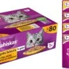 Whiskas 1+ Natvoer - Gevogelte - Selectie In Gelei - Maaltijdzakjes 80 X 85 G -Kattenspeelgoed Winkel 1200x640