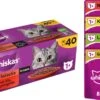 Whiskas 1+ Natvoer - Classic - Selectie In Saus - Maaltijdzakjes 40 X 85 G -Kattenspeelgoed Winkel 1200x681 1