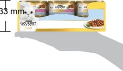 Gourmet Gold Luxe Mix - Kattenvoer Natvoer - Zeevis & Spinazie - 24 X 85 Gr -Kattenspeelgoed Winkel 1200x700