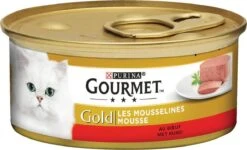 Gourmet Gold Mousse - Kattenvoer Natvoer - Met Tonijn, Lever, Kalkoen, Rund - 48 X 85 G -Kattenspeelgoed Winkel 1200x731 2