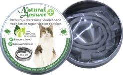 Teken- En Vlooienband Voor Katten PLUS - Natuurlijk Middel Tegen Vlooien En Teken - 100% Natuurlijk - 38,5 CM - Tot 8 Maand Werkzaam - Biologisch -Kattenspeelgoed Winkel 1200x739