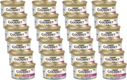Gourmet Gold Luxe Mix - Kattenvoer Natvoer - Zeevis & Spinazie - 24 X 85 Gr -Kattenspeelgoed Winkel 1200x757 1