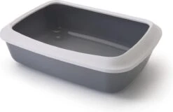 Savic Iriz - Kattenbak - Grijs - 42 X 31 X 12,5 Cm -Kattenspeelgoed Winkel 1200x775