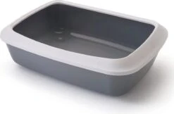 Savic Iriz - Kattenbak - Grijs - 50 X 37 X 14 Cm -Kattenspeelgoed Winkel 1200x786