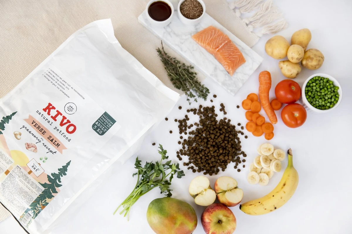 Kivo Petfood Kattenbrokken Verse Zalm - 5 Kg - Graanvrij 4 Kivo Petfood Kattenbrokken Verse Zalm - 5 Kg - Graanvrij - Afbeelding 2