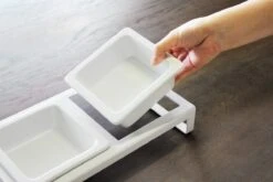 Yamazaki Tower Dierenvoerbakjes - Wit -Kattenspeelgoed Winkel 1200x800 4