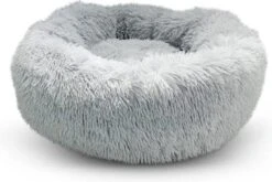 Snoozle Kattenmand - Zacht En Luxe Poezenmand - Kattenmandje Rond - Wasbaar - 100cm - XXL - Lichtgrijs -Kattenspeelgoed Winkel 1200x802 4