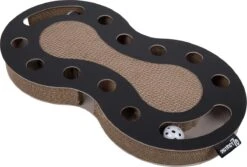 Interactief Design Krabspeelgoed Voor Katten Van Duurzaam Karton - District 70 SNAKE - Zwart -Kattenspeelgoed Winkel 1200x810 3