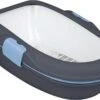 Trixie Berto Kattenbak Open Met Scheidingssyteem Donkergrijs/Blauw - 59X39X22 CM -Kattenspeelgoed Winkel 1200x811 2