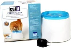 Catit Fresh And Clear - Drinkfontein Kat - Blauw /Wit - 2 L -Kattenspeelgoed Winkel 1200x814 1