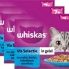 Whiskas 7+ Natvoer - Vis - Selectie In Gelei - Maaltijdzakjes 48 X 85 G -Kattenspeelgoed Winkel 1200x841