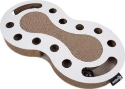 Interactief Design Krabspeelgoed Voor Katten Van Duurzaam Karton - District 70 SNAKE - Zwart -Kattenspeelgoed Winkel 1200x853 3