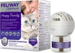 Feliway Optimum - Startset - 1 Verdamper Met 1 Vulling - 48 Ml - Anti-stress Voor Kat -Kattenspeelgoed Winkel 1200x856