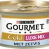 Gourmet Gold Luxe Mix - Kattenvoer Natvoer - Zeevis & Spinazie - 24 X 85 Gr 2 Gourmet Gold Luxe Mix - Kattenvoer Natvoer - Zeevis & Spinazie - 24 X 85 Gr -Kattenspeelgoed Winkel 1200x858 1