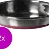Adori Durapet Rvs Bak Non-Slip - Kattenvoerbak - 2 X 13 Cm Kat