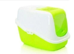 Savic Kattenbak Nestor - Kattenbak - Zwart/Wit - 56 X 39 X 38,5 -Kattenspeelgoed Winkel 1200x869