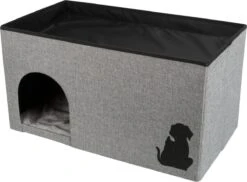 Trixie Kattenhuis Kimy Grijs 70X40X40 CM -Kattenspeelgoed Winkel 1200x886 1