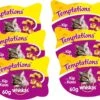 Whiskas Temptations 60 G - Kattensnack - 6 X Kip&Kaas -Kattenspeelgoed Winkel 1200x895 1