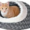 Trixie Kattenmand Iglo Kaline Grijs / Creme - 41X35X26 CM -Kattenspeelgoed Winkel 1200x898 2