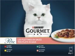 Gourmet Perle Mini Filets – Kattenvoer Natvoer – Met Rund, Kip, Konijn, Zalm – 48 X 85 Gr -Kattenspeelgoed Winkel 1200x899 1