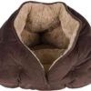 Trixie Kattenmand Iglo Malu Bruin / Lichtbruin - 47X41X27 CM -Kattenspeelgoed Winkel 1200x899 3