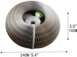 Magic Organ Cat Scratching Board Speelgoed |Magic Krab Karton Krabmat Voor Katten Design Krabkarton Voor Katten 2in 1 Met Speelgoed Balletje- Kattenspeeltjes - Alternatief Voor De Katten Krabpaal - Kattenspeelgoed -TikTok - TikTok Made Me Buy It -Kattenspeelgoed Winkel 1200x899 6