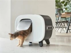 Savic Kattenbak Mira Deluxe Antraciet / Wit 56x45x50,5 Cm 10 Savic Kattenbak Mira Deluxe Antraciet / Wit 56x45x50,5 Cm -Kattenspeelgoed Winkel 1200x900 3