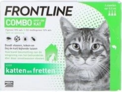 Frontline Combo Anti Vlooienmiddel En Tekenmiddel Kat - 3 Pipetten -Kattenspeelgoed Winkel 1200x905