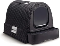 Curver Kattenbak - Antraciet - 51 X 38,5 X 39,5 Cm -Kattenspeelgoed Winkel 1200x925