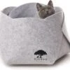 Djambo Grijs Kattenmand Vilt Met 1 Zacht Kussen - Elegant En Praktisch Kattenbed - Comfortabel En Origineel Design 1 Djambo Grijs Kattenmand Vilt Met 1 Zacht Kussen - Elegant En Praktisch Kattenbed - Comfortabel En Origineel Design -Kattenspeelgoed Winkel 1200x930