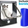 BFreshPets Kattenluik + Massageborstel - Met Tunnel - 4 Vergrendelingsstanden - Weersbestendig - Maat L - Zwart - 27 X 24 Cm 2 BFreshPets Kattenluik + Massageborstel - Met Tunnel - 4 Vergrendelingsstanden - Weersbestendig - Maat L - Zwart - 27 X 24 Cm -Kattenspeelgoed Winkel 1200x946 2
