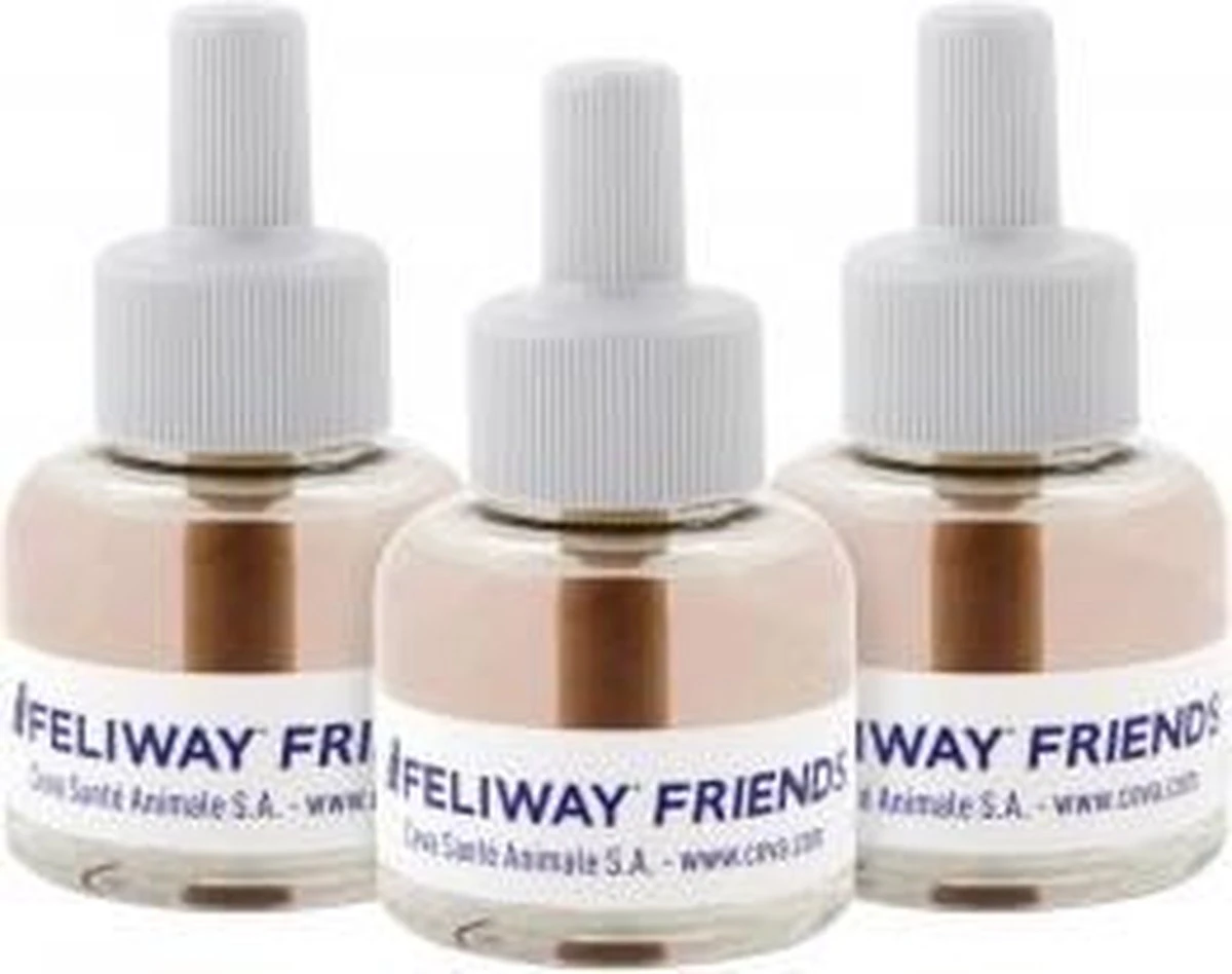 Feliway Friends - Navulling - 3 X 48 Ml 5 Feliway Friends - Navulling - 3 X 48 Ml - Afbeelding 3
