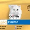 Gourmet Gold Mousse - Kattenvoer Natvoer - Met Konijn, Rund, Kalf, Lam - 96 X 85 Gr -Kattenspeelgoed Winkel 1200x956