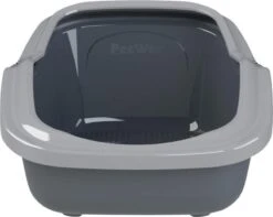 Peewee - Kattenbak EcoMinor Grijs Startpakket - 56 X 39 X 27.5cm -Kattenspeelgoed Winkel 1200x957 3