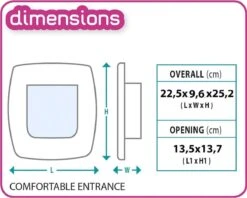 Ferplast Swing Poezendeur 5T - Wit - 22,5 X 9,6 X 25,2 Cm 23 Ferplast Swing Poezendeur 5T - Wit - 22,5 X 9,6 X 25,2 Cm -Kattenspeelgoed Winkel 1200x960 3