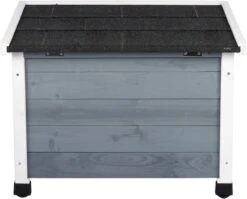 MyMax Kattenhuis - Hout - Openslaand Bitumen Dak - Kattenhuis Voor Buiten - Kattenhok - Kattenhuisje Hout - Grijs - 57*45*43CM -Kattenspeelgoed Winkel 1200x969 2