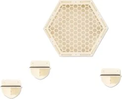 Navaris Katten Klimwand 4-delige Set - Katten Klimmuur Voor Binnenshuis - Kattenmeubel Met Wandmontage - Met Drie Plankjes Voor Meer Klimplezier -Kattenspeelgoed Winkel 1200x979 3