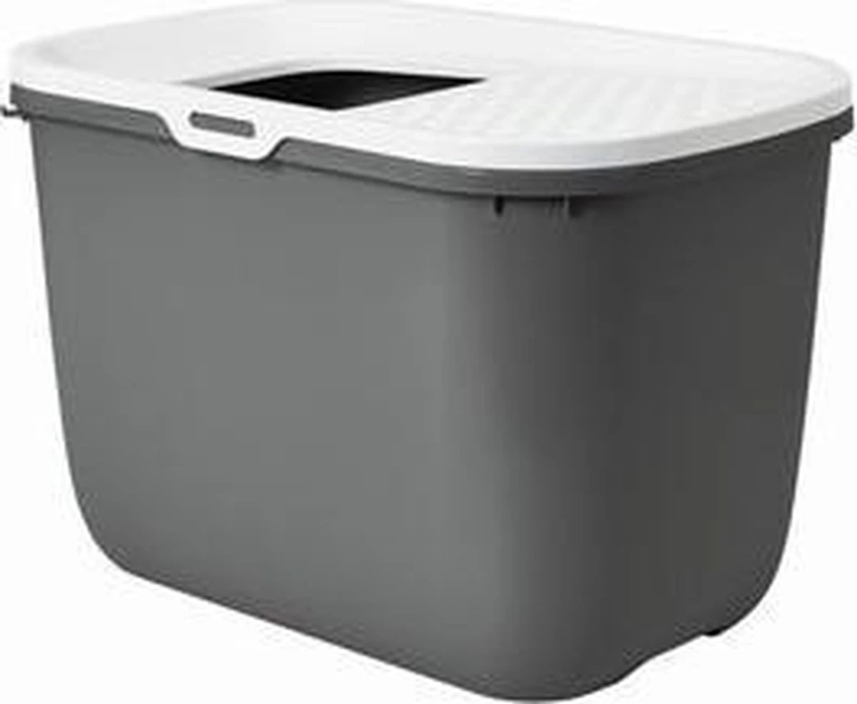 Savic Hop In - Kattenbak - Grijs - 58,5 X 39 X 39,5 Cm 11 Savic Hop In - Kattenbak - Grijs - 58,5 X 39 X 39,5 Cm - Afbeelding 10