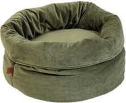 Designed By Lotte Fluco Kattenmand - Fluweel - Groen - 45x45x35 Cm -Kattenspeelgoed Winkel 1200x988