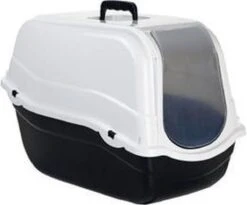 Beeztees Romeo - Kattenbak - Zwart/Wit - 57x39x41 Cm -Kattenspeelgoed Winkel 1200x997 1