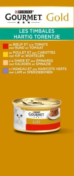 Gourmet Gold Hartig Torentje - Kattenvoer Natvoer - Vlees Met Groente Mix - 48 X 85 G 20 Gourmet Gold Hartig Torentje - Kattenvoer Natvoer - Vlees Met Groente Mix - 48 X 85 G -Kattenspeelgoed Winkel 510x1200