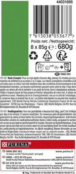 Gourmet Nature's Creations - Kattenvoer Natvoer - Zeevis - 48 X 85 Gr 12 Gourmet Nature's Creations - Kattenvoer Natvoer - Zeevis - 48 X 85 Gr -Kattenspeelgoed Winkel 527x1200