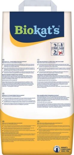 Biokat's Classic 3in1 - 18 L - Kattenbakvulling - Klontvormend - Zonder Geur -Kattenspeelgoed Winkel 573x1200 2