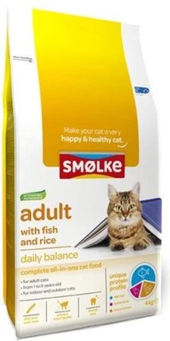 Smolke Adult Fish & Rice 10 Kg - Kat -Kattenspeelgoed Winkel 598x1200