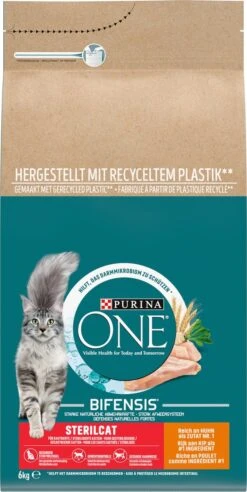 Purina ONE Sterilcat Adult - Kattenvoer Kip & Tarwe - 6kg -Kattenspeelgoed Winkel 603x1200